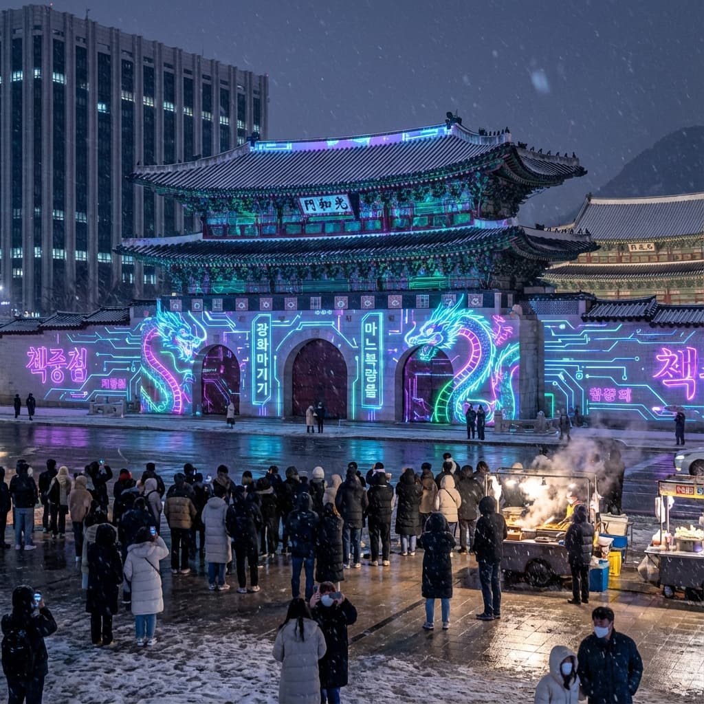 2025 Seoul Light Gwanghwamun: A Winter Night's Dream in Seoul